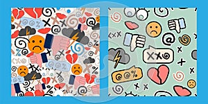 Patterns set of cyberbullying